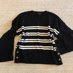 Marled oversized boxy sweater